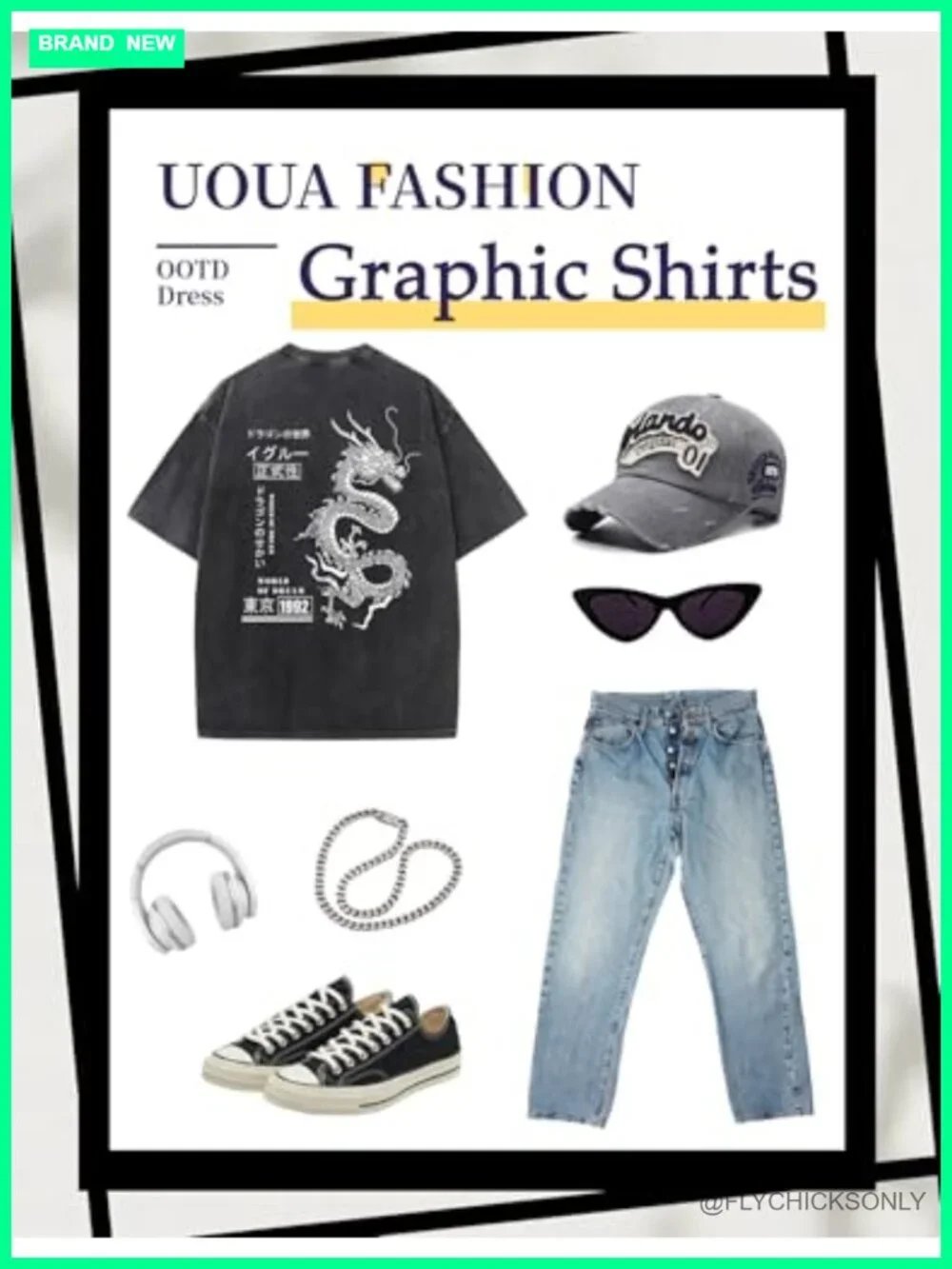 Vintage Oversized Graphic Tee Acid Wash Cotton Streetwear T-Shirt